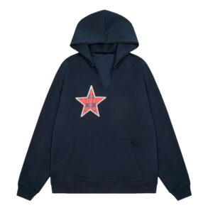 Trendy Vintage Print Hoodie