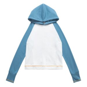 Trendy Contrast Design Hoodie