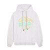 Grey Street-Style Hoodie With Graphic Print