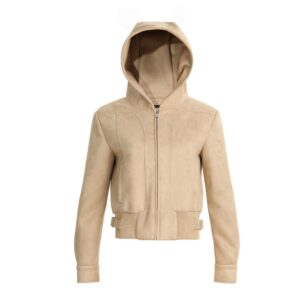 Cropped High-Quality Fabric Hoodie